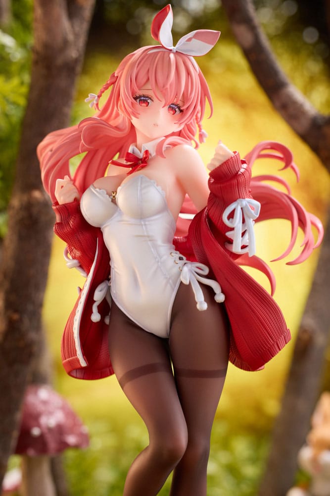 Original Character White Rabbit Illustrataed by Rosuuri Deluxe Version 24cm 1/7 Scale Statue