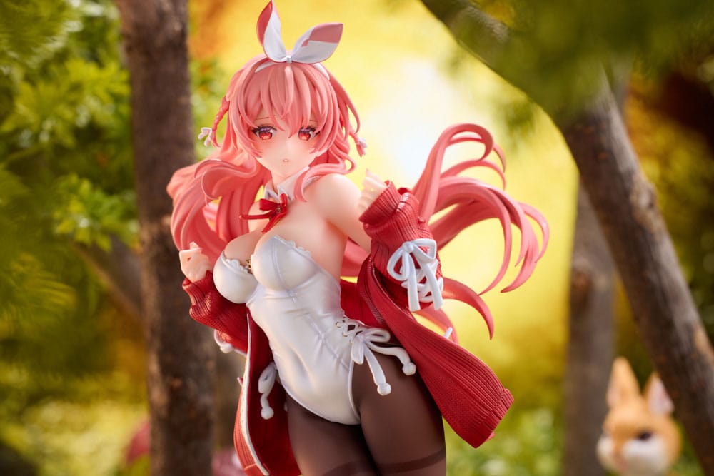 Original Character White Rabbit Illustrataed by Rosuuri Deluxe Version 24cm 1/7 Scale Statue