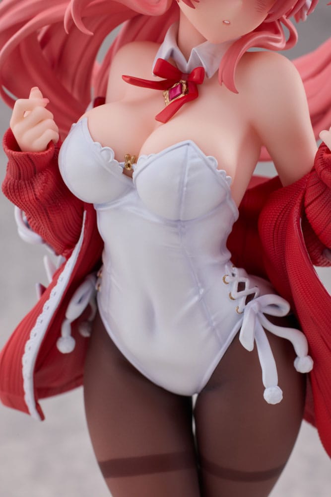 Original Character White Rabbit Illustrataed by Rosuuri Deluxe Version 24cm 1/7 Scale Statue