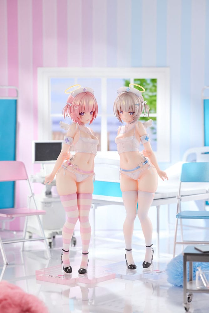 Original Character Statue 1/6 Suzu & Nagi Illustrated by Kuma 4-gou Set Edition 27 cm