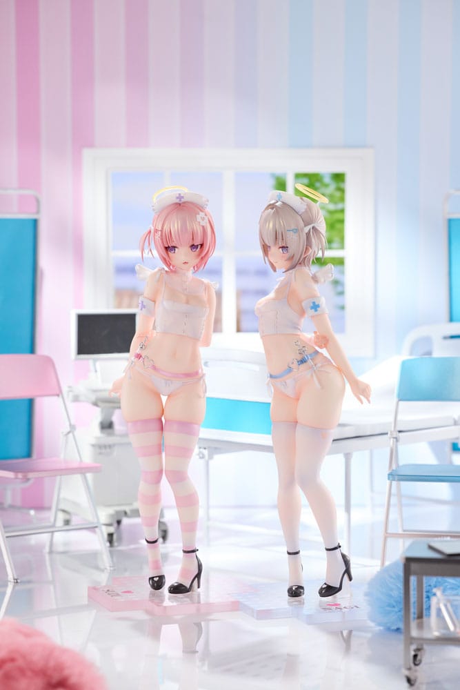 Original Character Statue 1/6 Suzu & Nagi Illustrated by Kuma 4-gou Set Edition 27 cm