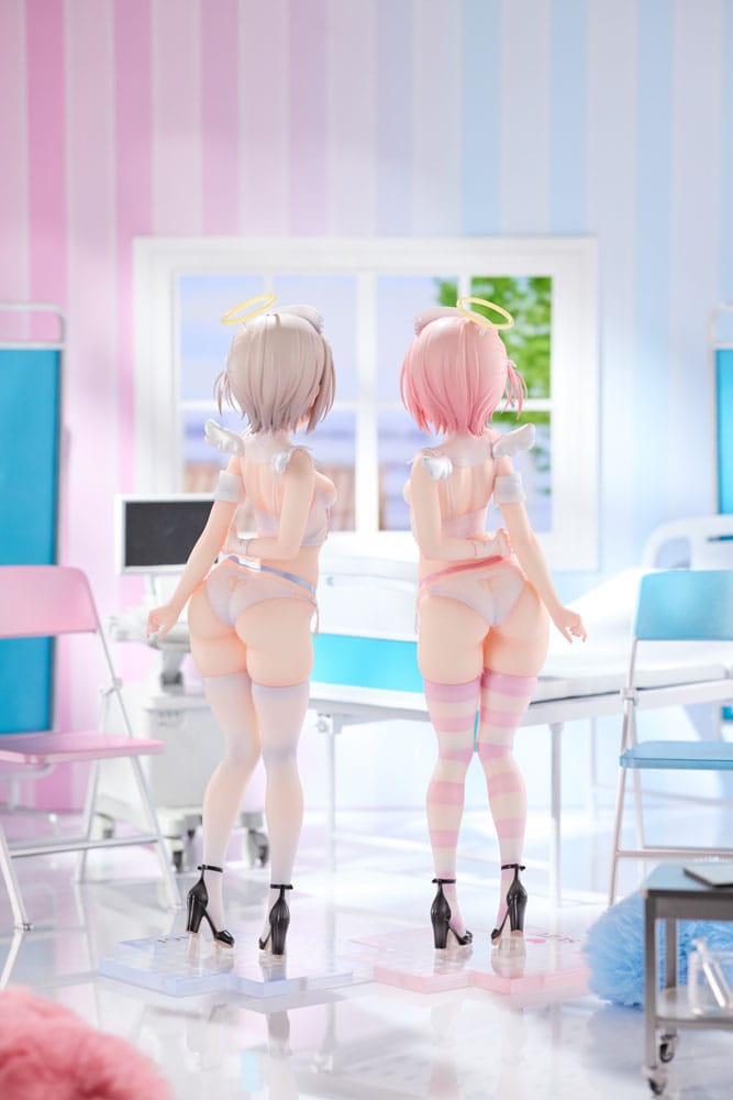 Original Character Statue 1/6 Suzu & Nagi Illustrated by Kuma 4-gou Set Edition 27 cm