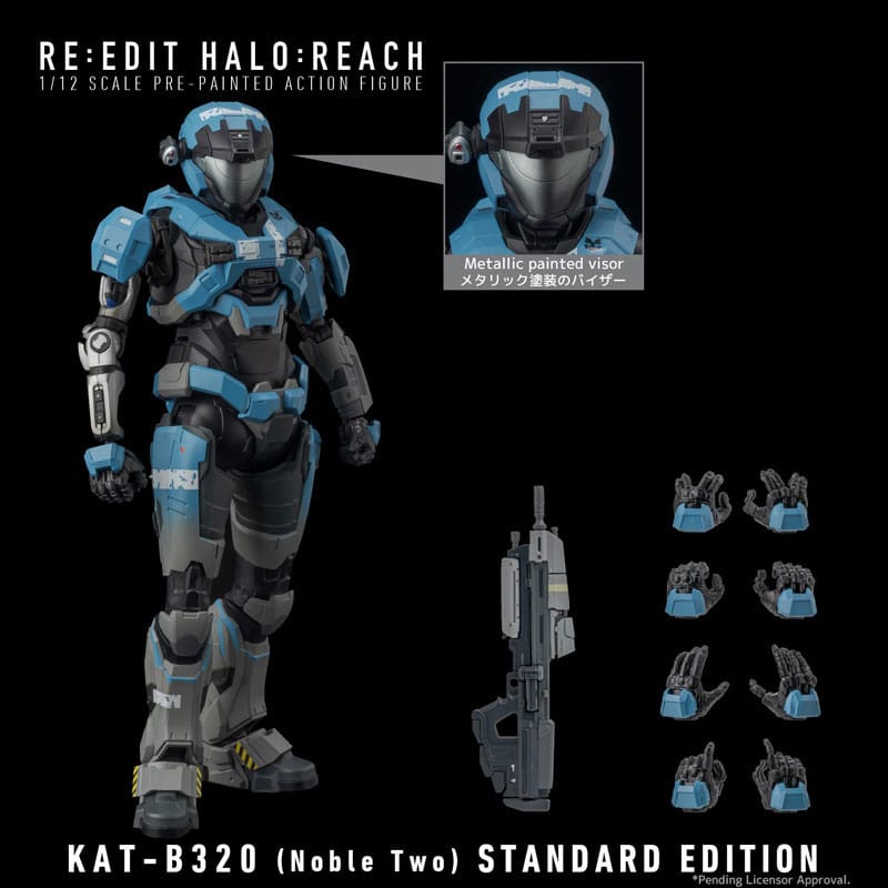 Halo: Reach Kat-B320 (Noble Four) 18 cm 1/12 Action Figure