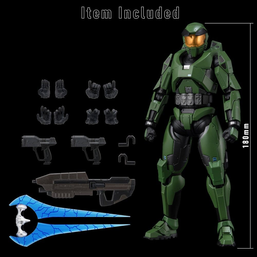 RE:EDIT Halo Action Figure 1/12 Chief Mjolnir Mark V Recolor Ver. 18 cm