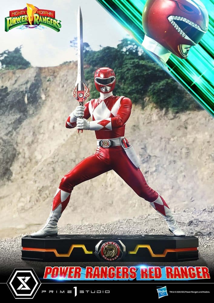 Mighty Morphin Power Rangers Premium Masterline Statue 1/4 Red Ranger 62 cm