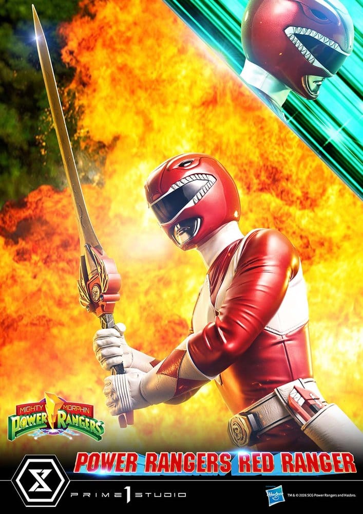 Mighty Morphin Power Rangers Premium Masterline Statue 1/4 Red Ranger 62 cm