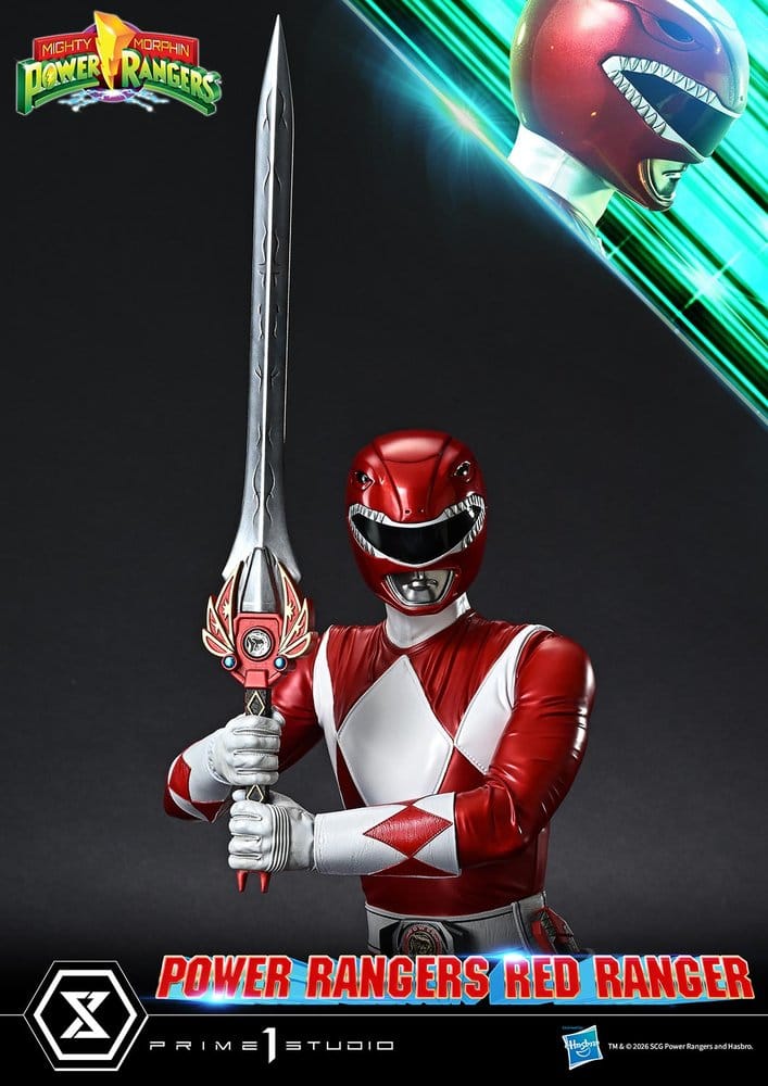 Mighty Morphin Power Rangers Premium Masterline Statue 1/4 Red Ranger 62 cm