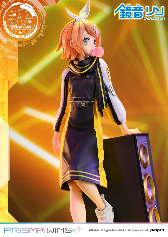 Vocaloid Piapro Characters Prisma Wing Kagamine Rin (Art by lack) 21 cm 1/7 PVC Statue
