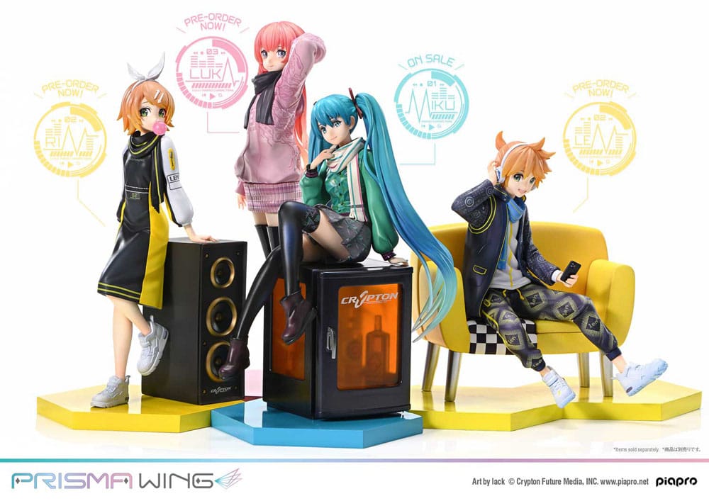 Vocaloid Piapro Characters Prisma Wing PVC Statue 1/7 Kagamine Len (Art by lack) 18 cm