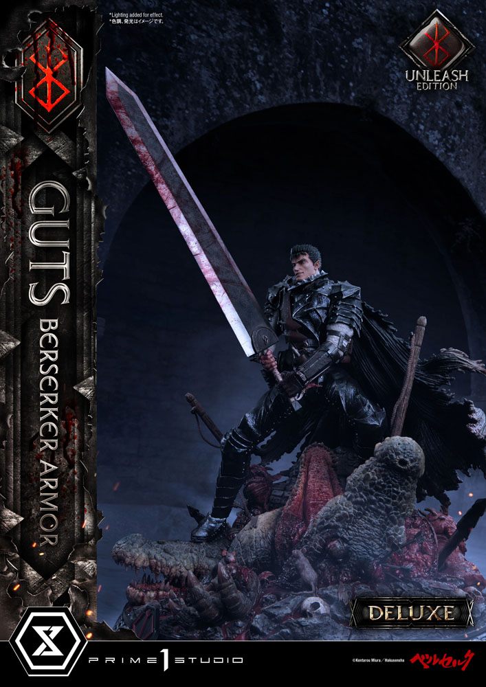 Berserk Guts Berserker Armor Unleash Edition Deluxe Version 91 cm 1/4 Statue