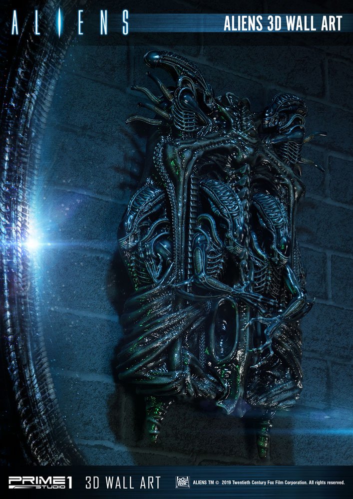 Aliens 32 x 50 cm 3D Wall Art