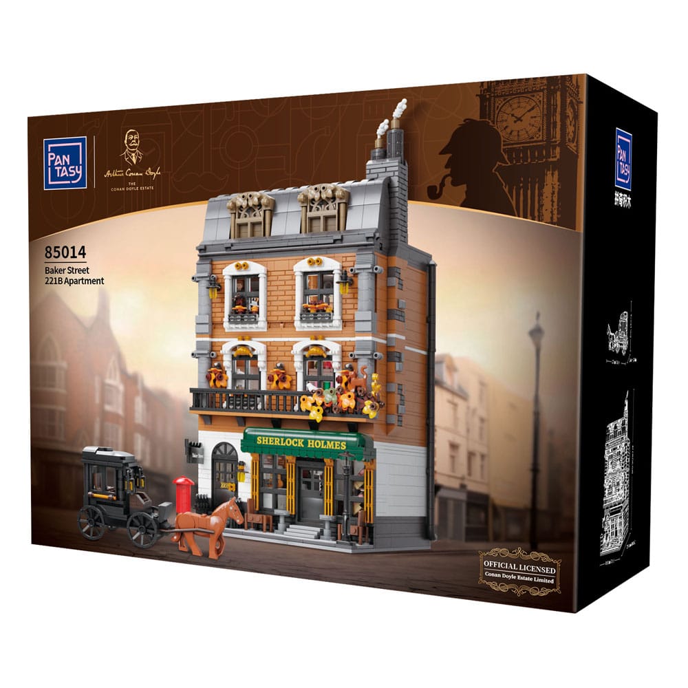 Sherlock Holmes Baker Street 221B Apartment 42 cm Construction Set