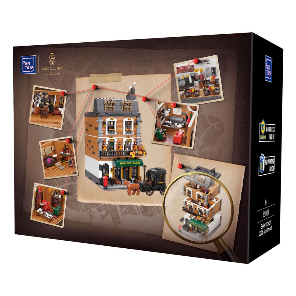 Sherlock Holmes Baker Street 221B Apartment 42 cm Construction Set