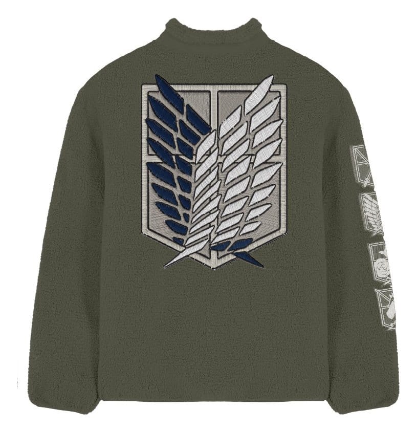 Attack On Titan Sherpa Jacket Logo Size L