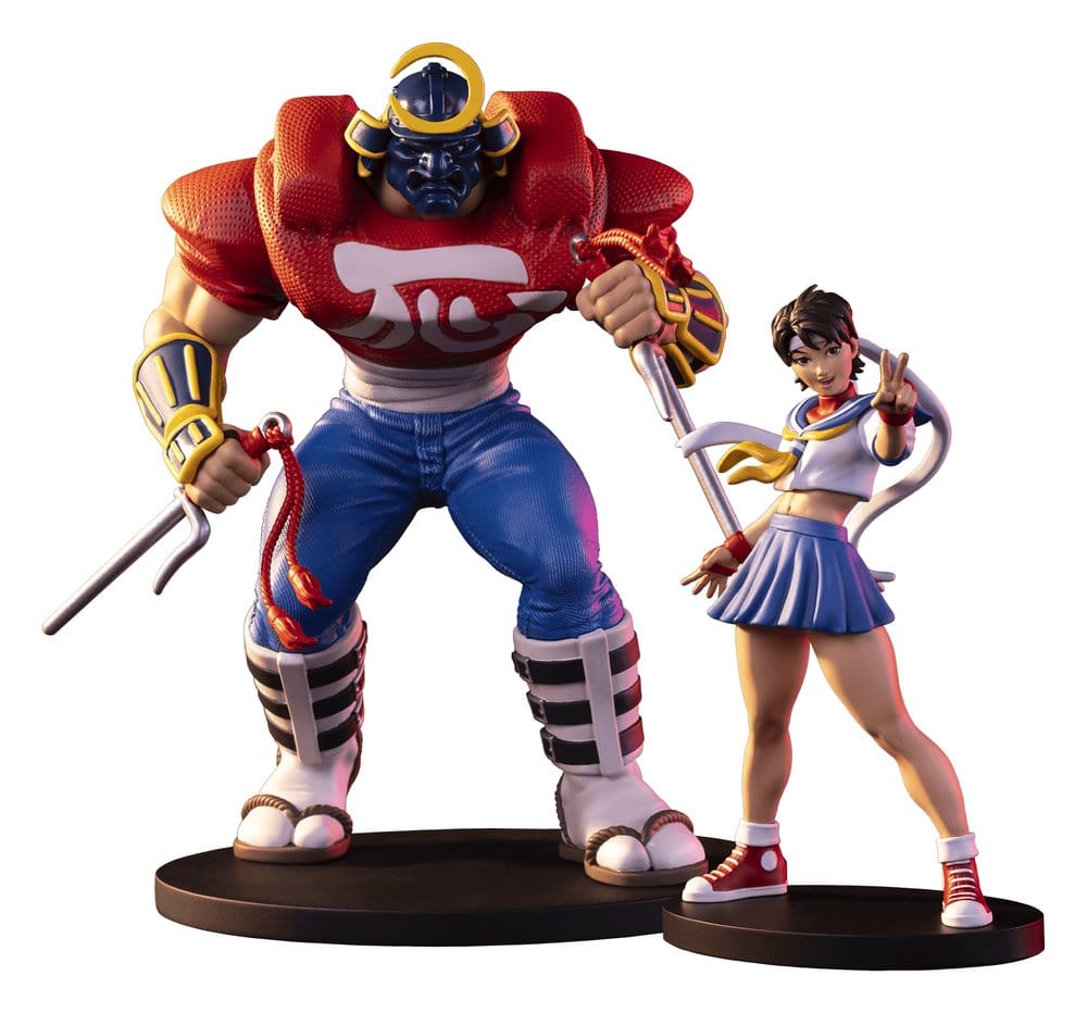 Street Fighter Street Jam Statues 1/10 Sakura & Sodom 22 cm
