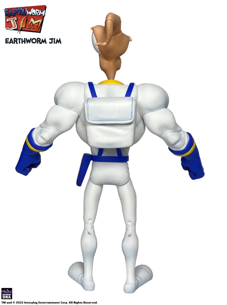 Earthworm Jim Action Figure Wave 1: Earthworm Jim & Snot 15 cm