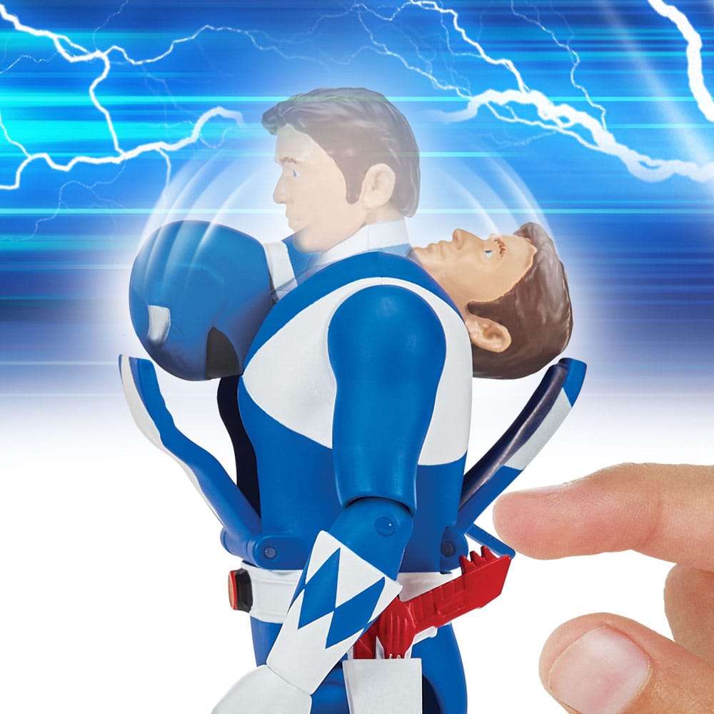 Mighty Morphin Power Rangers Action Figure Auto-Morphin Blue Ranger 12 cm