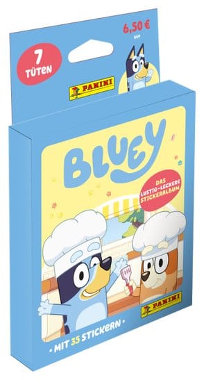 Bluey 2026 Sticker Eco-Blister *German Version*
