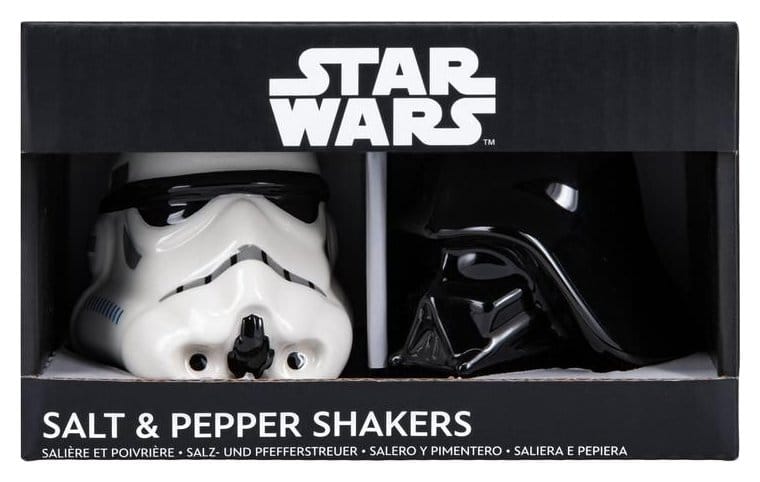 Star Wars Salt and Pepper Shakers Darth Vader and Stormtrooper
