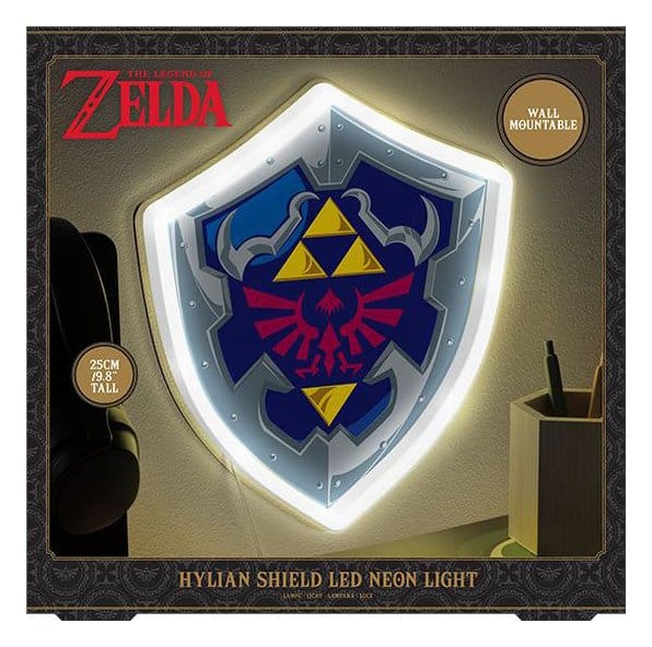 The Legend of Zelda Wall Lamp Hylian Shield 27 x 23 cm