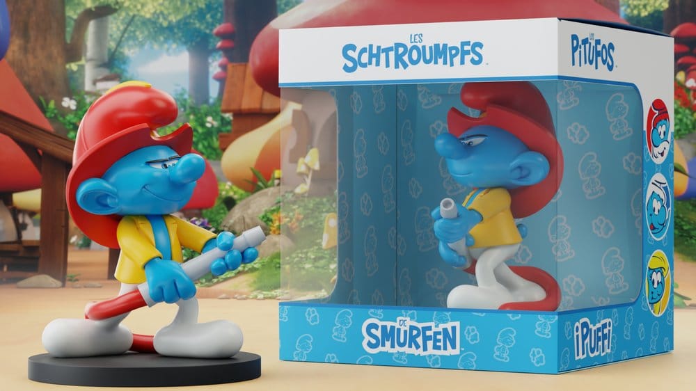 The Smurfs Statue Fireman Smurf 12 cm