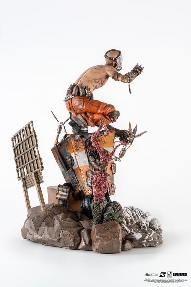 Borderlands 3 Statue 1/6 Psycho & Claptrap Diorama 40 cm