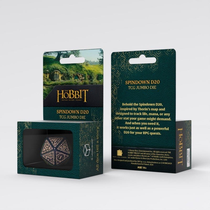 The Hobbit Spindown Jumbo Die Tideborn TCG D20