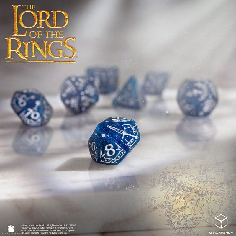 The Lord of the Rings Dice Set of 7 Gondor