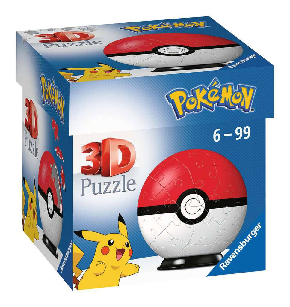 Pokemon Poke Ball 3D Puzzle (55 Pieces)