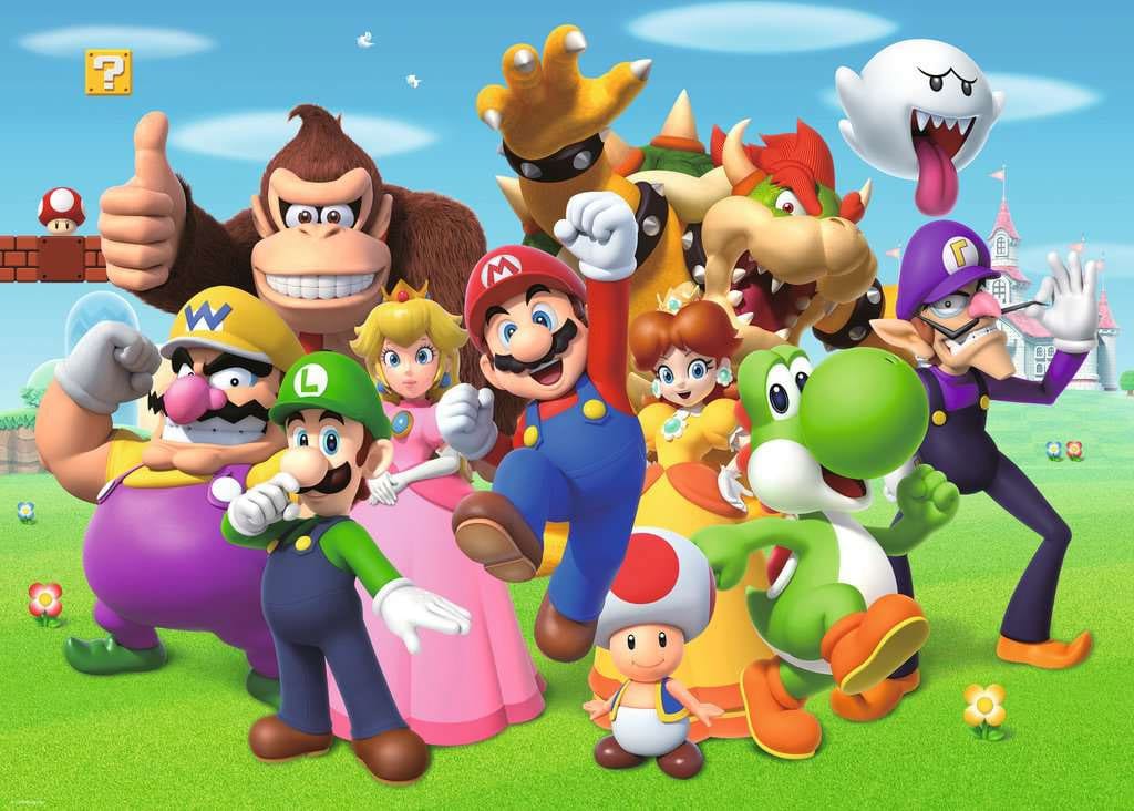 Nintendo Challenge Jigsaw Puzzle Super Mario (1000 pieces)