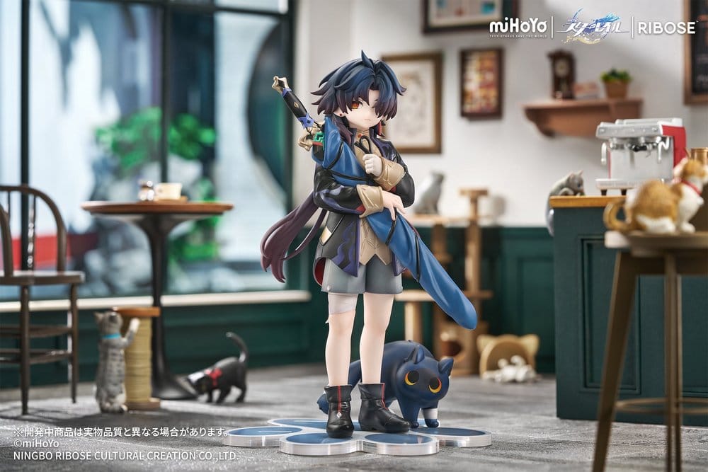 Honkai: Star Rail Rise Up+ Chibi Cat Series Chibi Figure Blade Ver. 19 cm