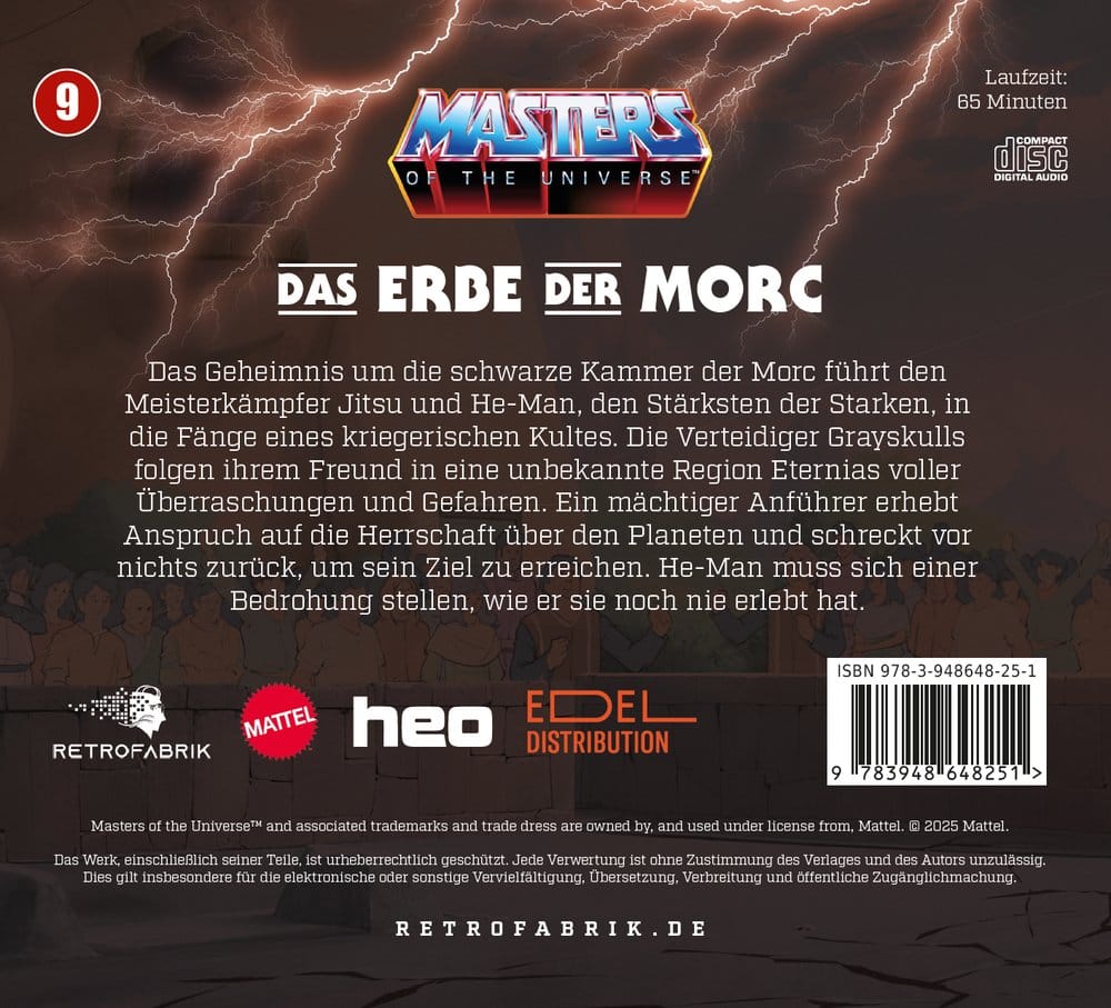 Masters of the Universe Radio Play CD Episode 9: Das Erbe der Morc *German Version*