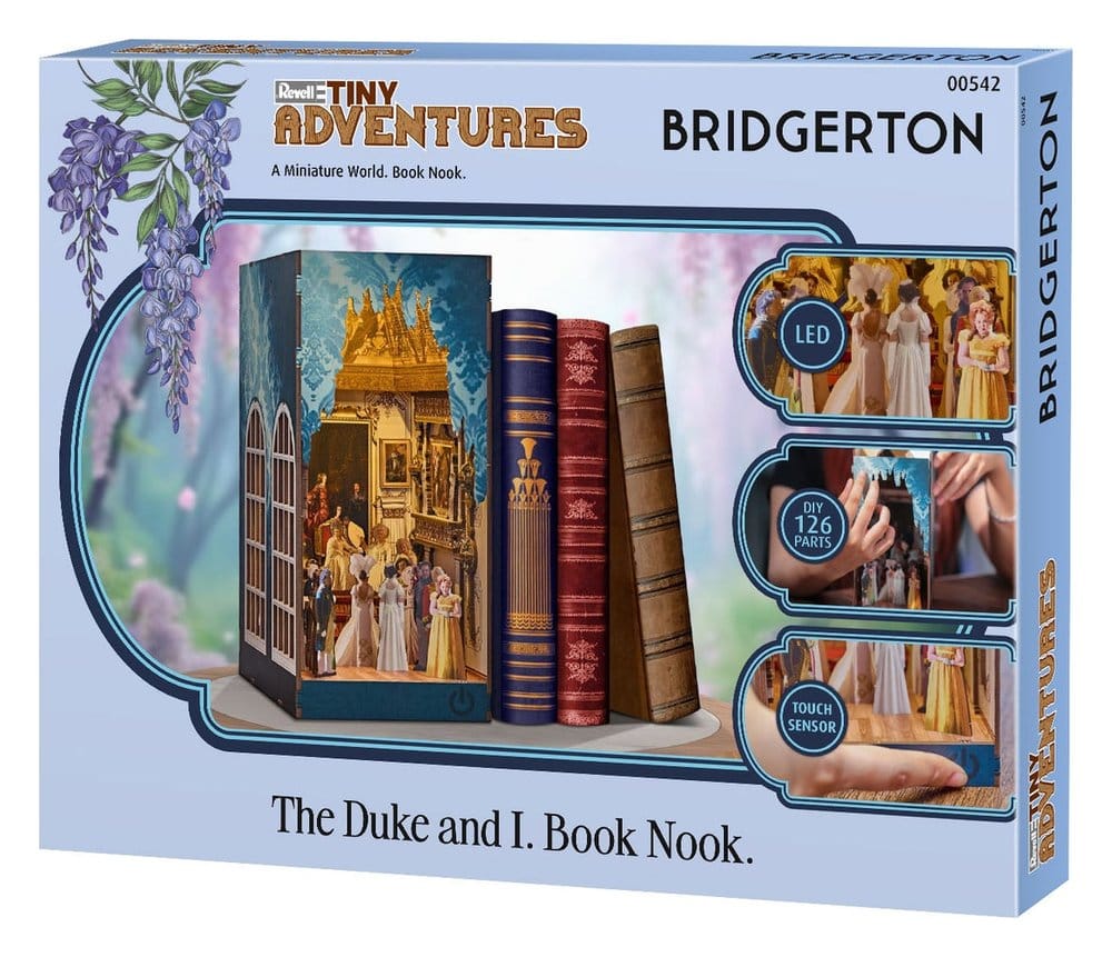 Bridgerton Tiny Adventures Book Nook Mini Diorama The Duke and I 18 cm