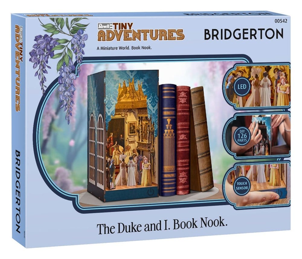 Bridgerton Tiny Adventures Book Nook Mini Diorama The Duke and I 18 cm