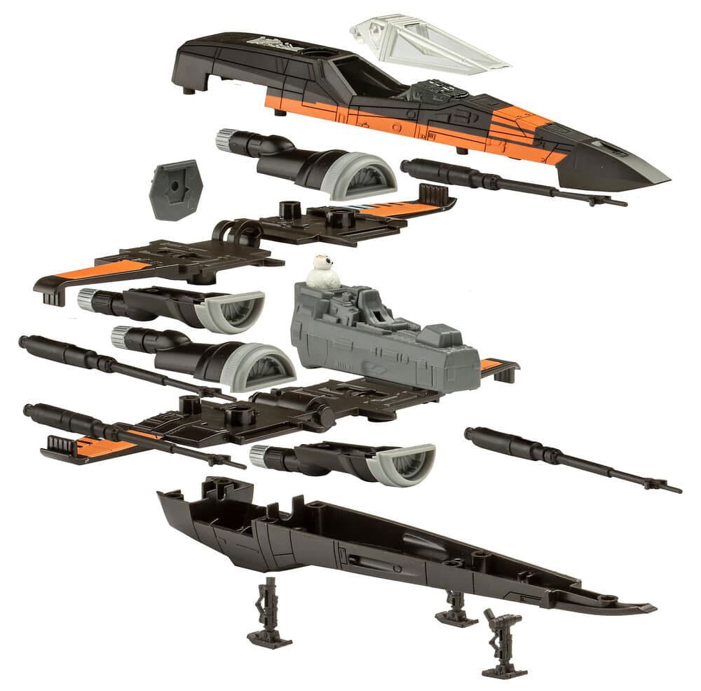 Star Wars Model Kit 1/78 Poe's X-Wing Fighter 22 cm