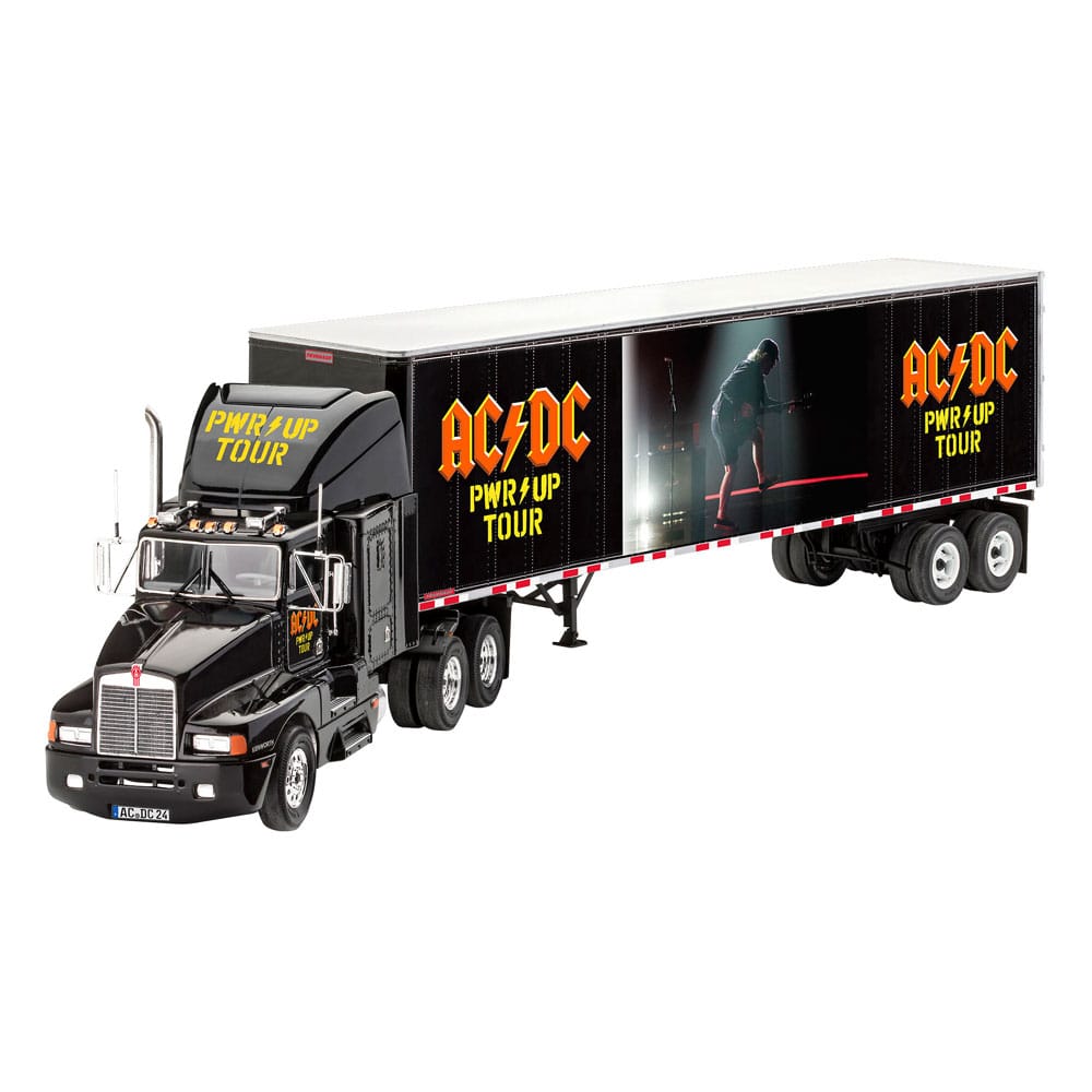 AC/DC Tour Truck & Trailer 55 cm Model Kit Gift Set