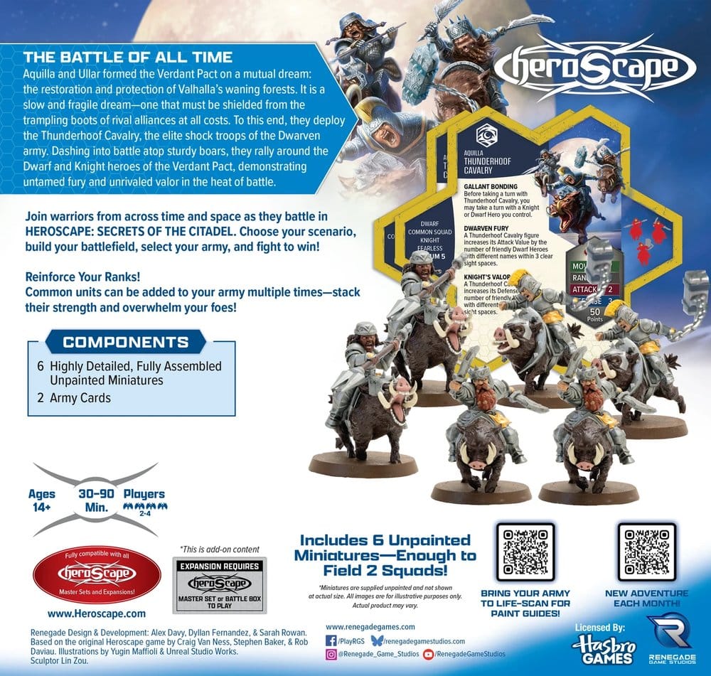 Heroscape Army Expansion Thunderhoof Calvary Standard Edition *English Version*