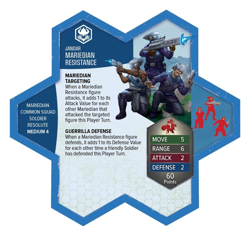Heroscape Army Expansion Mariedian Resistance Fighters Standard Edition *English Version*