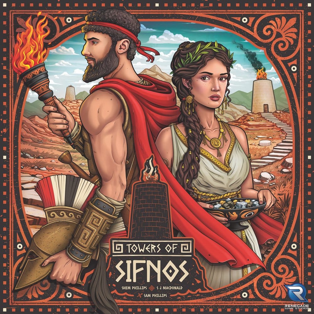 Towers of Sifnos Board Game *English Version*