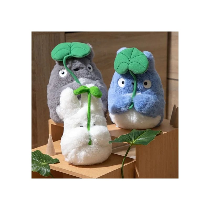 My Neighbor Totoro Nakayoshi Big Totoro with leaf 21 cm Plush Figure
