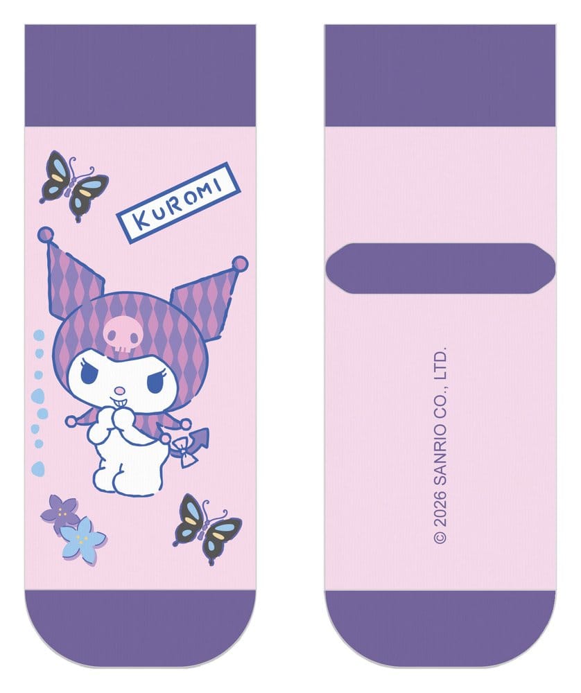 Sanrio Socks Kuromi Japanese Short 36-40