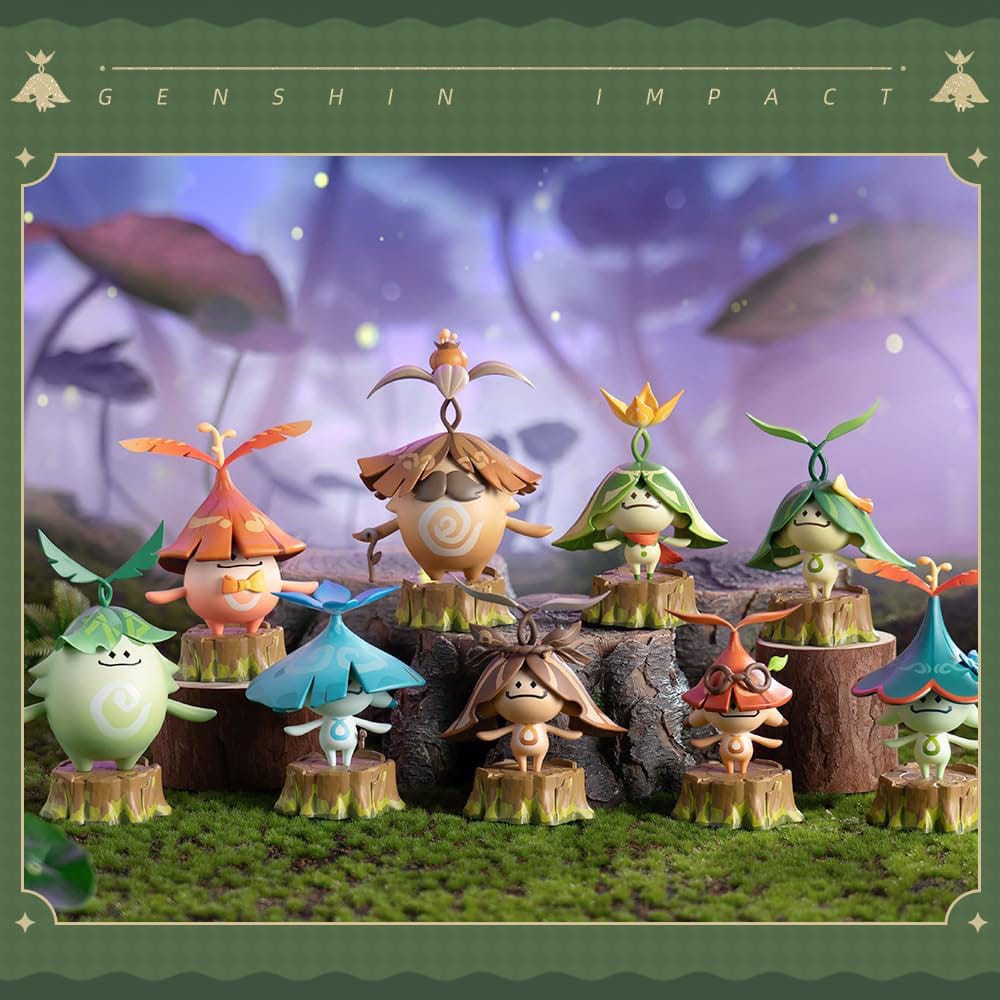 Genshin Impact Blind Box Mini Figures Aranara Series Display (9)