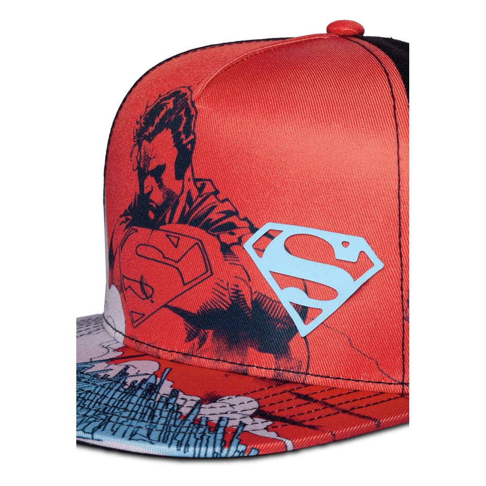 DC Comics Superman Red Snapback Cap