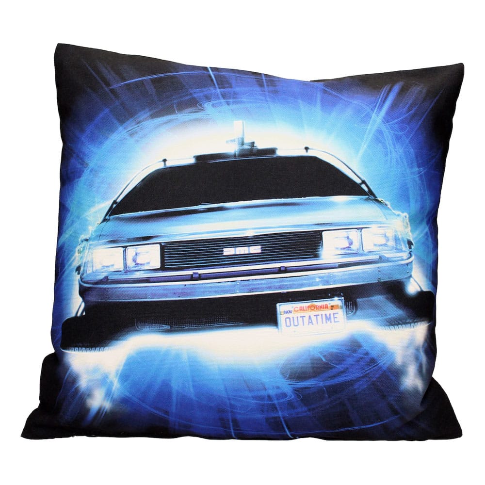 Back To The Future Delorean Roads 45 cm Pillow