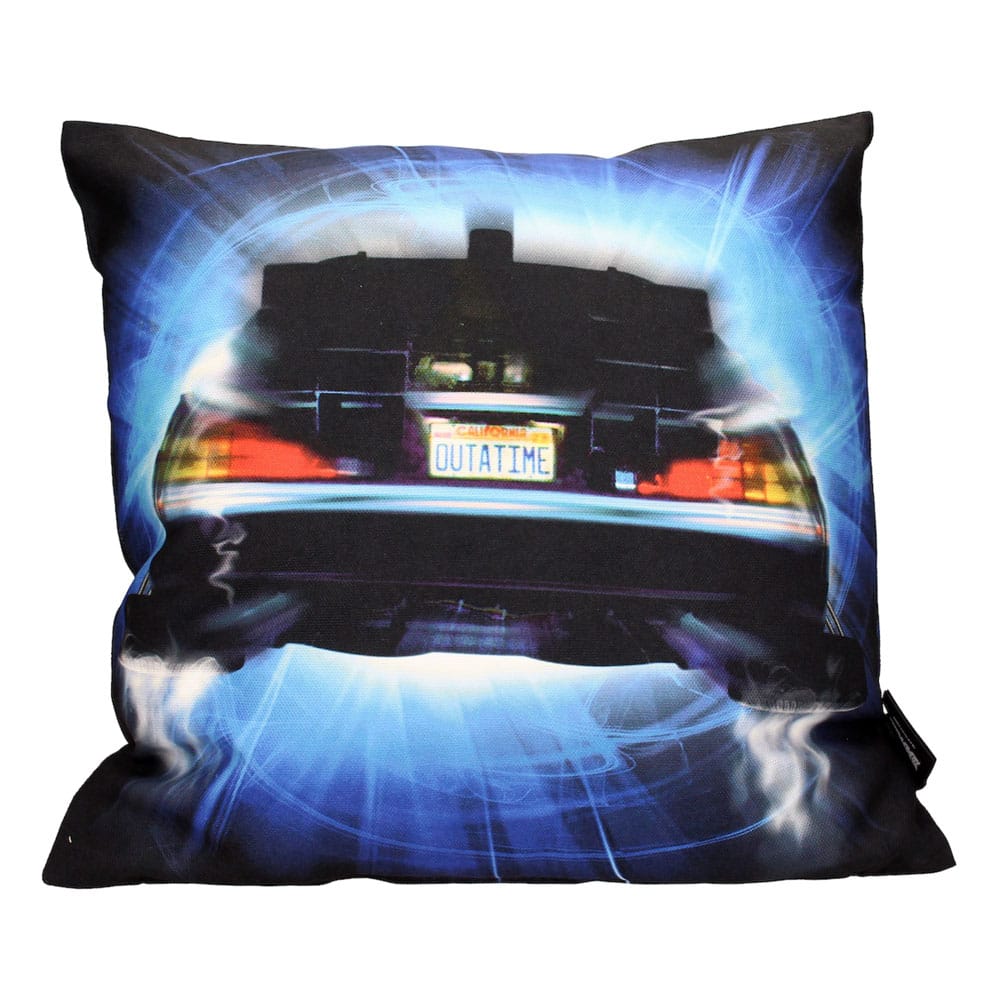 Back To The Future Delorean Roads 45 cm Pillow