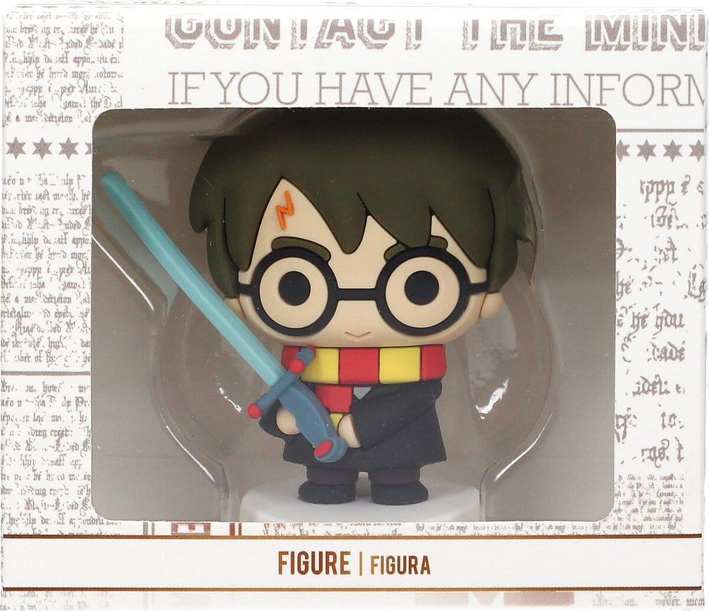 Harry Potter Rubber Mini Figure Harry Potter with Sword 8 cm