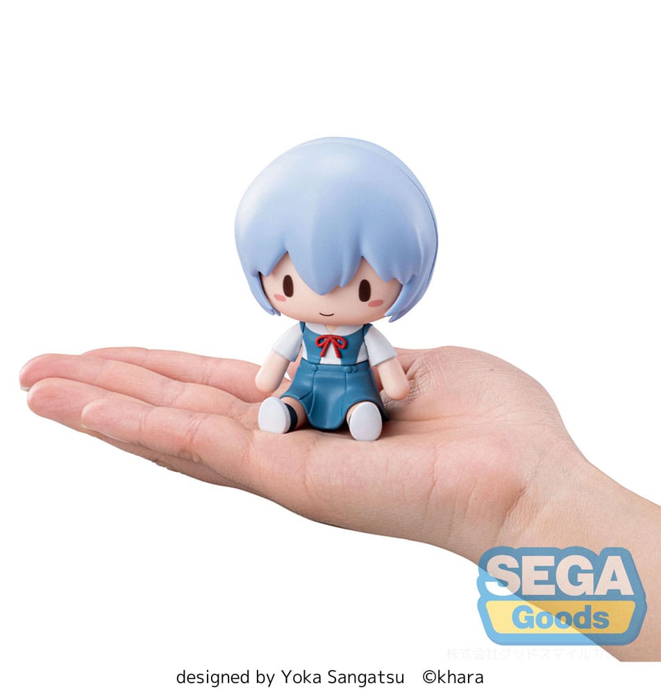 Evangelion: New Theatrical Edition Fuwa Asuka Rei Ayanami 8 cm Petit Chibi Figure