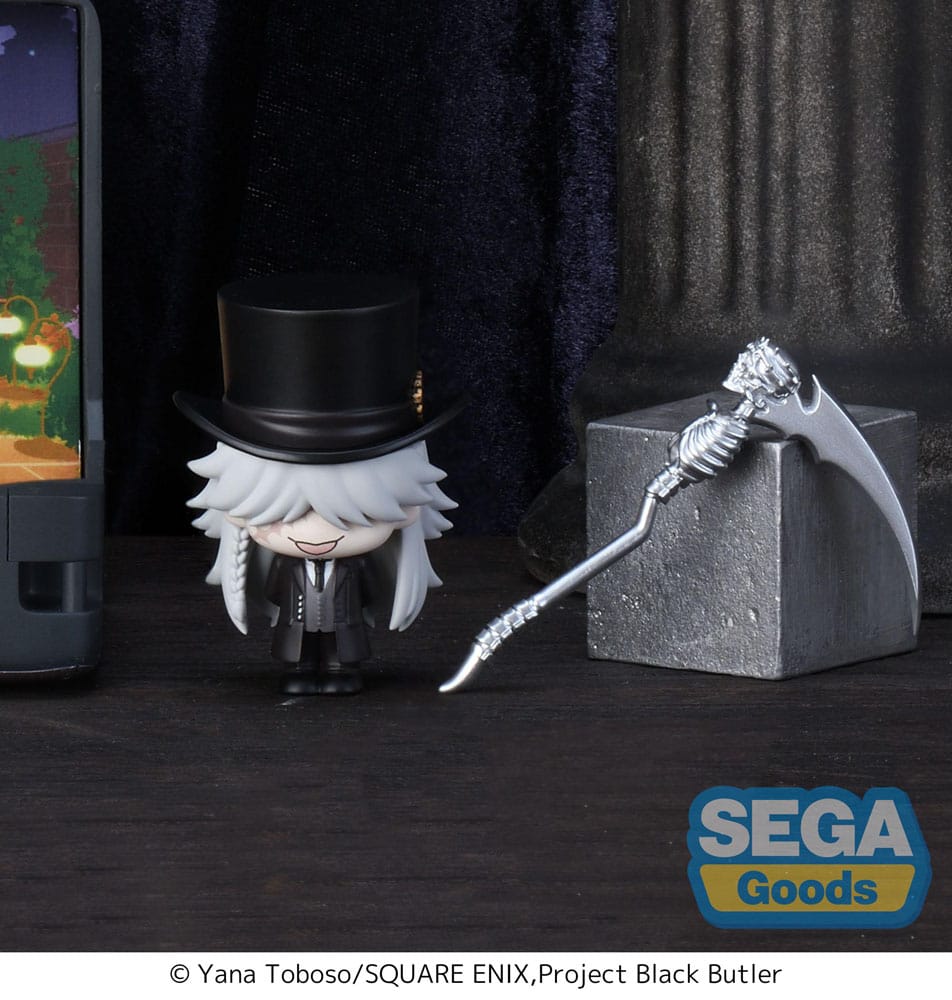 Black Butler: Boarding School Arc Petite World Memories Mini Figure Undertaker (EX) 8 cm