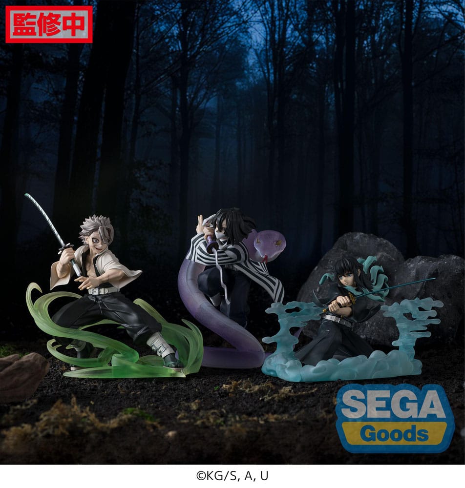Demon Slayer: Kimetsu no Yaiba Xross Link Anime Sanemi Shinazugawa Hashira Training Arc 12 cm PVC Statue