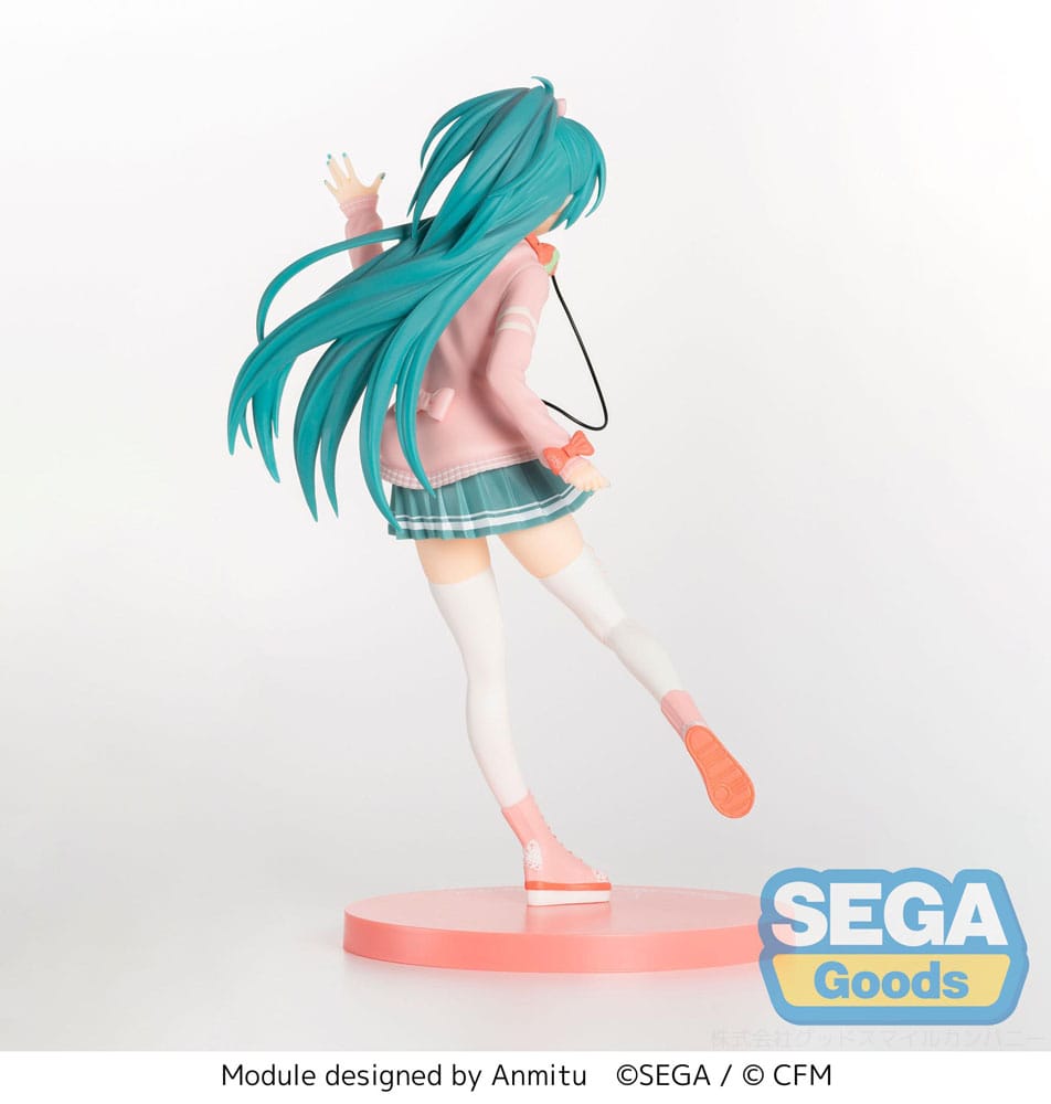 Hatsune Miku Project DIVA Arcade Future Tone Hatsune Miku Ribbon Girl 24cm PVC Statue